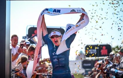 Lucy Charles wint de Ironman Nice (foto: Ironman/Activ'Images)