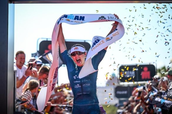 Lucy Charles wint de Ironman Nice (foto: Ironman/Activ'Images)