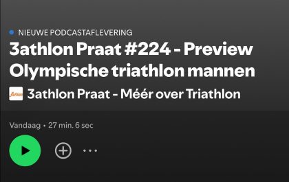 Visual van 3athlon Praat Podcast nr 224