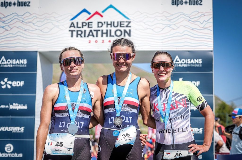 Geen tweede podium op rij voor duatlon-winnares: Jeanne Dupont gediskwalificeerd in short distance triatlon Alpe d’Huez