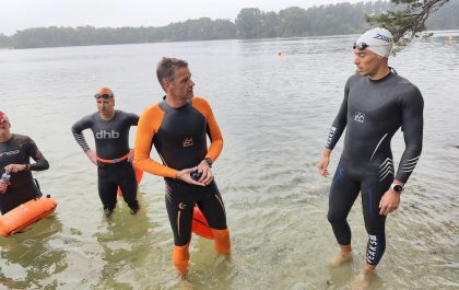 Peaks wetsuit test in open water (foto: 3athlon.be)