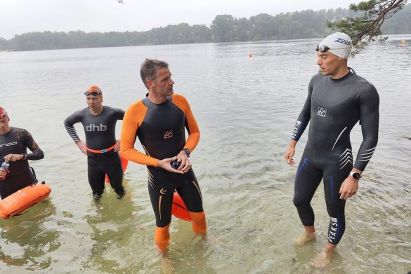 Peaks wetsuit test in open water (foto: 3athlon.be)