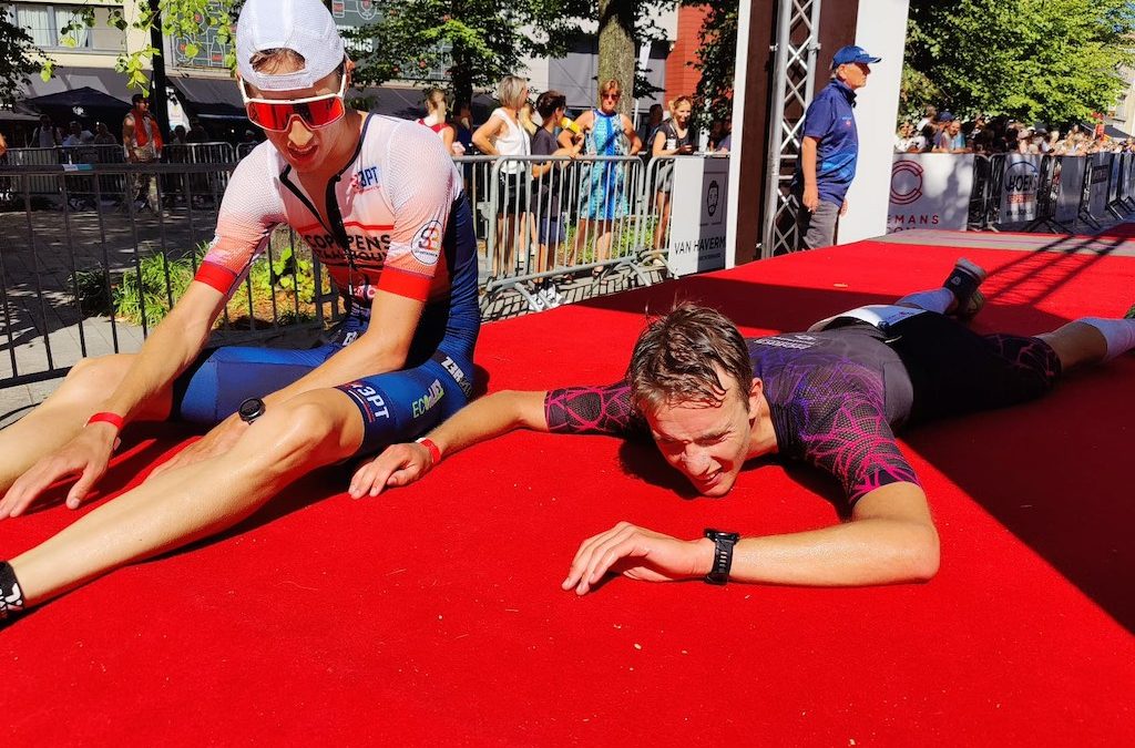 Brecht Van Vooren wint kwarttriatlon Lommel in spannende spurt, Jonie Vanhoutte klasse te sterk