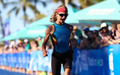 Jeanne Dupont pakt brons op het WK duatlon in Townsville (foto: World Triathlon)