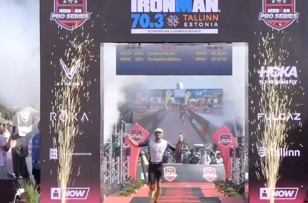 Jelle Geens pakt knappe derde plaats in EK 70.3 Ironman Tallinn met verrassende Griekse winnaar