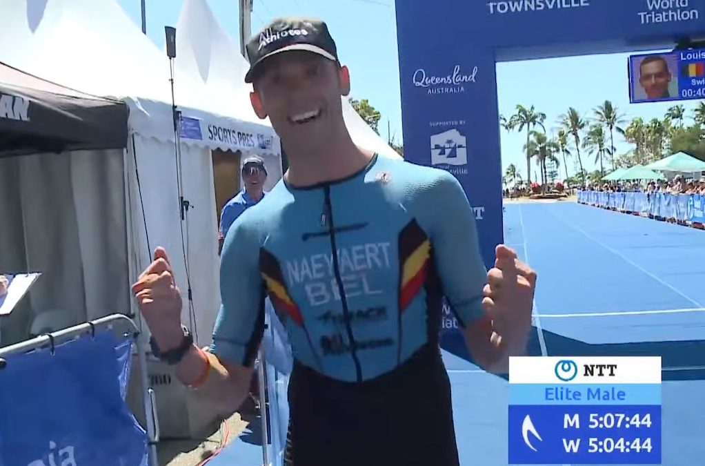 Louis Naeyaert pakt brons op WK long distance triatlon in Australië