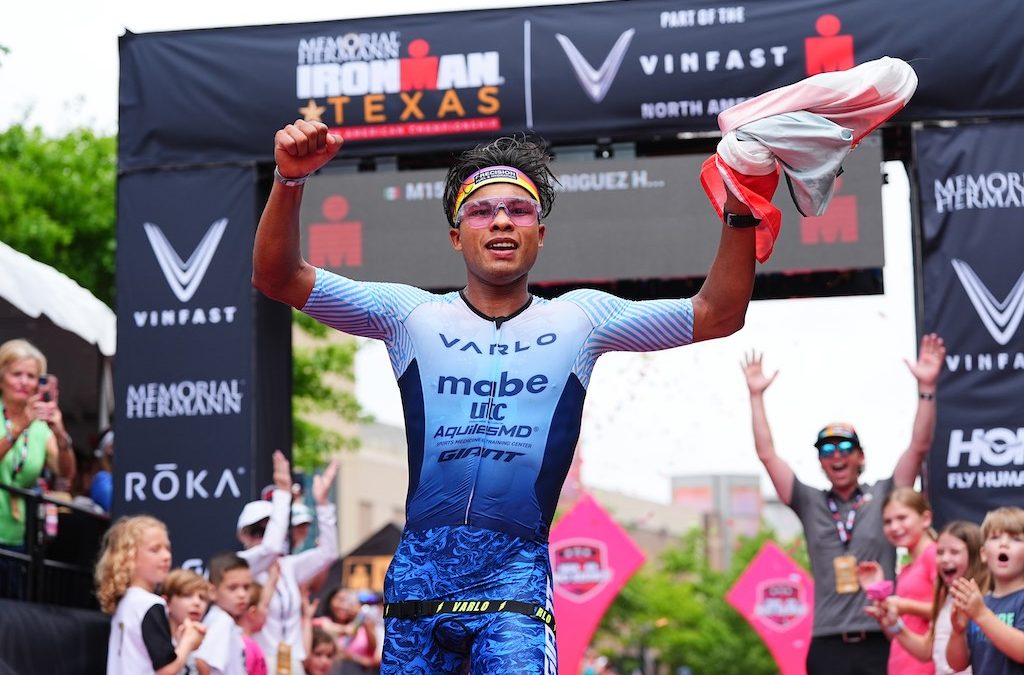 Verrassende Mexicaanse winnaar van Ironman Texas triatlon geschorst wegens doping inbreuk