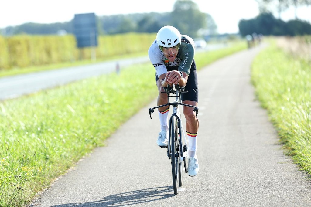 Greg Van Avermaet fietste bijzonder sterk in de 70.3 Ironman Knokke-Heist (foto: 3athlon.be/David Pintens)