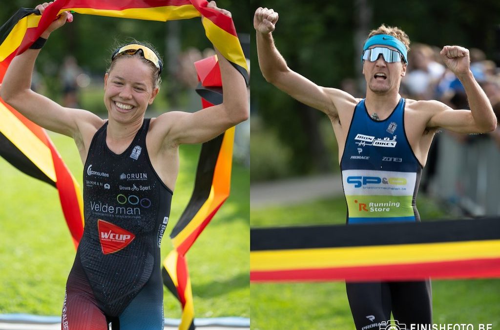 Jonathan Wayaffe en Hannelore Willen pakken Belgische titels kwarttriatlon in Hofstade