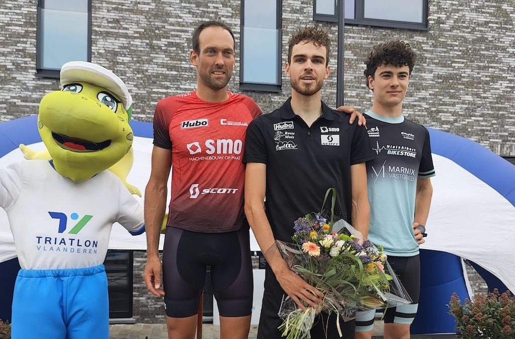 Joris Basslé wint thuiswedstrijd SMO-Scott na spannende strijd, Camille Roman from canon to tape