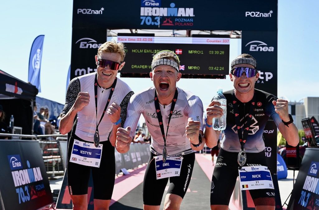 Nick Thijs stunt met derde plaats bij pro’s in 70.3 Ironman Poznan, ook Brecht Van Vooren in top-15