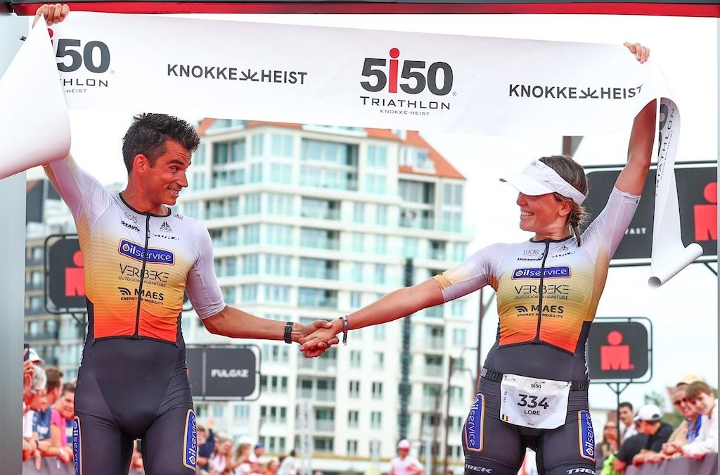 Tom Mets en Lore Vanclooster besluiten ‘last dance’ met winst in 5150 Ironman Knokke-Heist