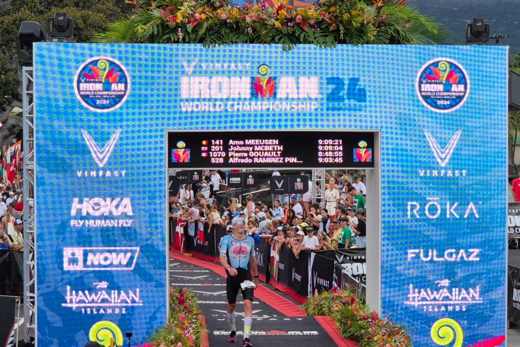 Arno Meeusen finisht als 8ste op WK Ironman Hawaii (foto: 3athlon.be)