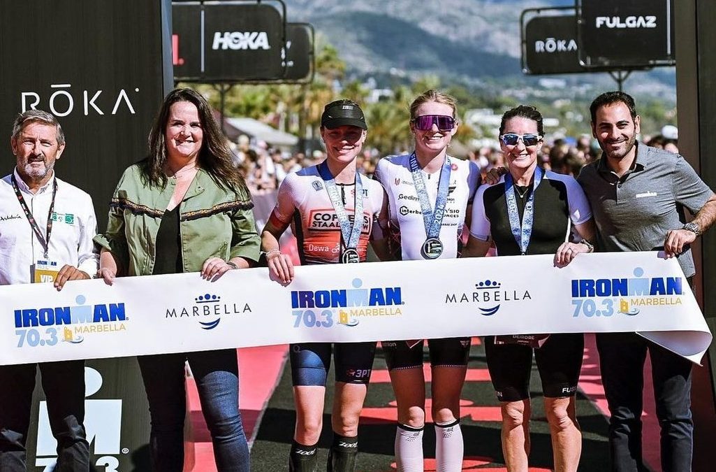 Vice-Belgisch kampioene wordt derde in 70.3 Ironman debuut in Marbella en wint age group