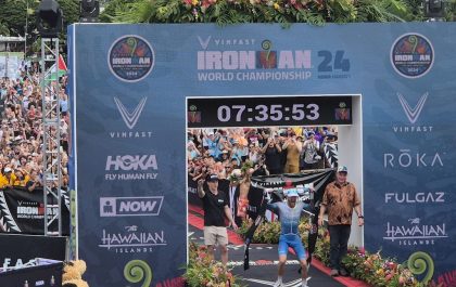 Patrick Lange wordt voor de derde keer wereldkampioen Ironman in Hawaii (foto: 3athlon.be)