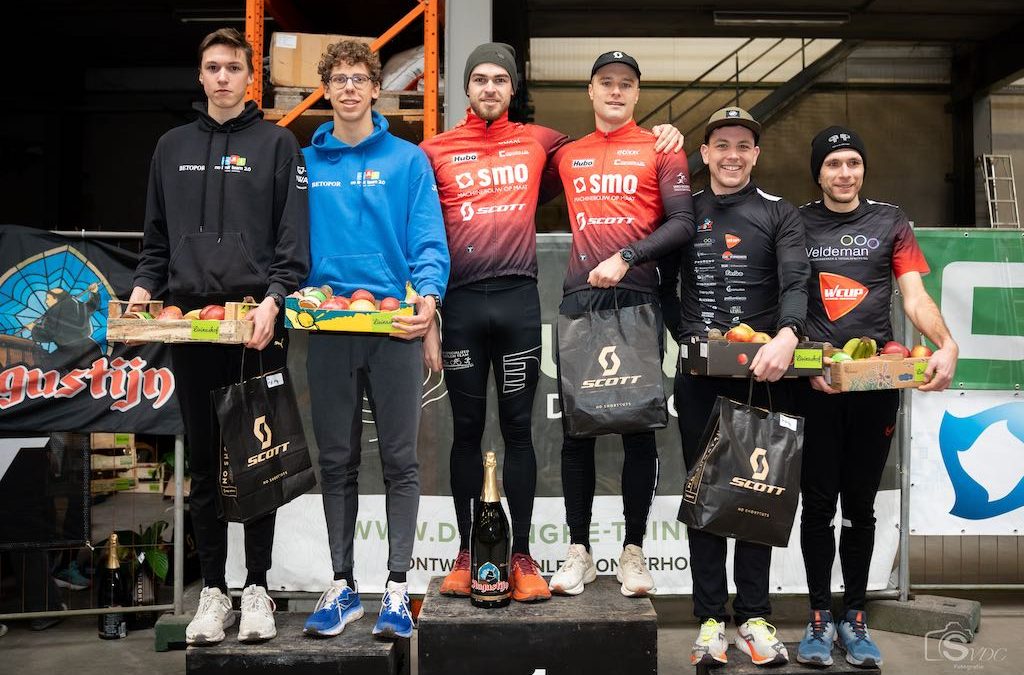 SMO-Scott triatleten Remco Verbelen en Joris Basslé winnen spannende Run&Bike in Eeklo